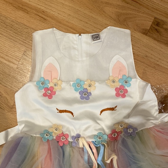 Ready for Halloween!  Girls unicorn princess dress - Picture 2 of 3